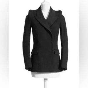 🖤 Maison Martin Margiela X H&M Black wool Jacket Blazer Size 34 US 4
